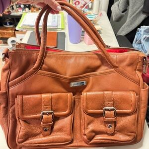 Lily Jade Elizabeth Genuine Leather Diaper Bag